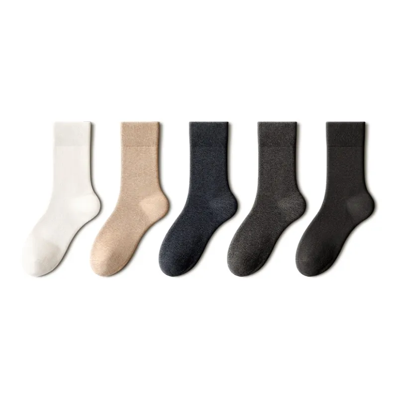 YINSHILIANGPIN Mid Calf Socks Men's 5 Pack-6