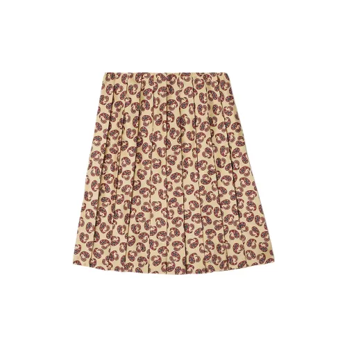 Burberry Casual Short Skirts Women's Khaki
