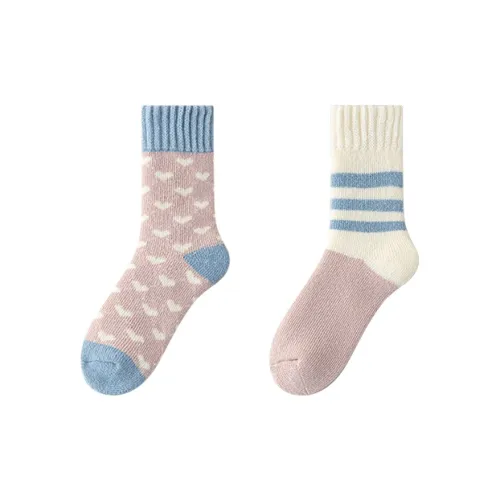 Top Melon Mid Calf Socks Women's Combo Set