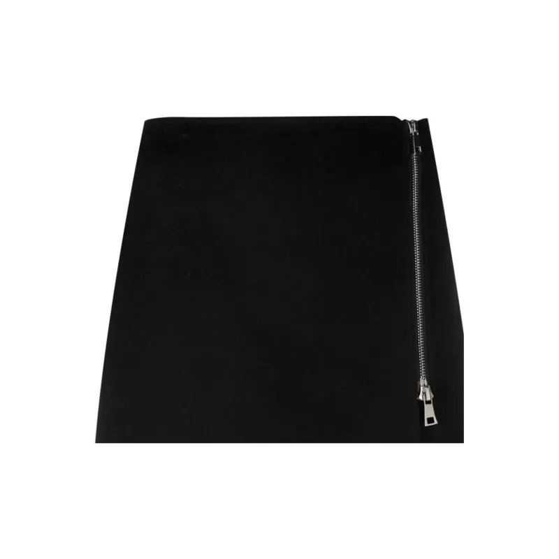 PAROSH Casual Short Skirts Women's Black-1