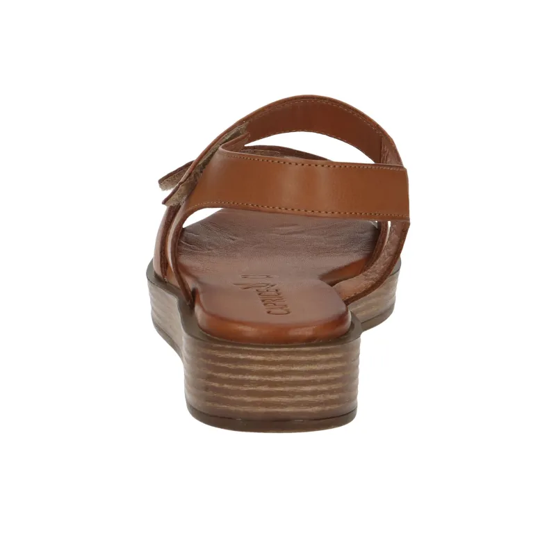 CAPRICE Valentina Strap Sandals 3.5cm Women's Brown-5