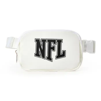 NFL Fabric Crossbody Bag, Fanny Pack, Sling Bag Unisex White