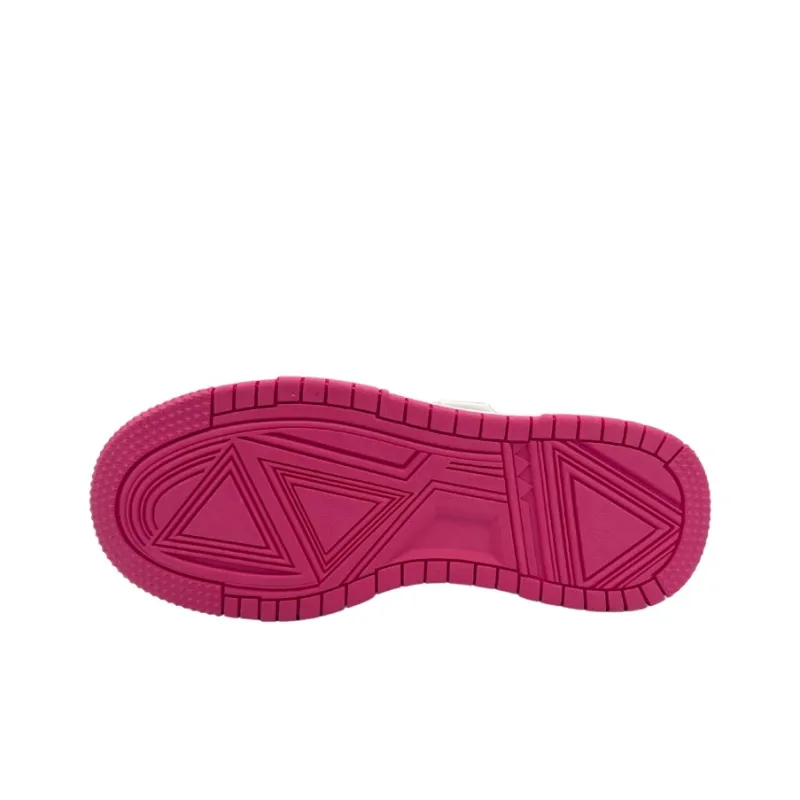 QIANJIN Low Top Skateboard Shoes Women's Rose Red-4