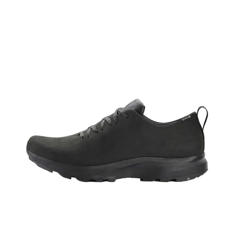 Arcteryx Solano LEATHER GORE TEX Waterproof And Breathable Support Warmth Low Top Casual Shoes Unisex Black-0