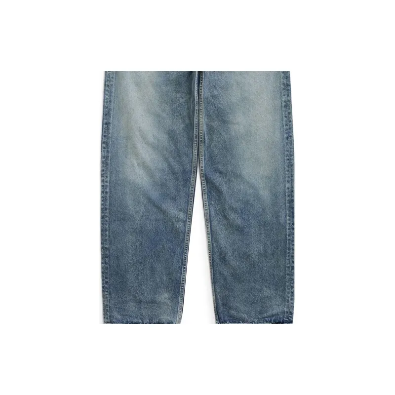 Balenciaga FW23 Jeans Loose Fit Unisex Blue-3