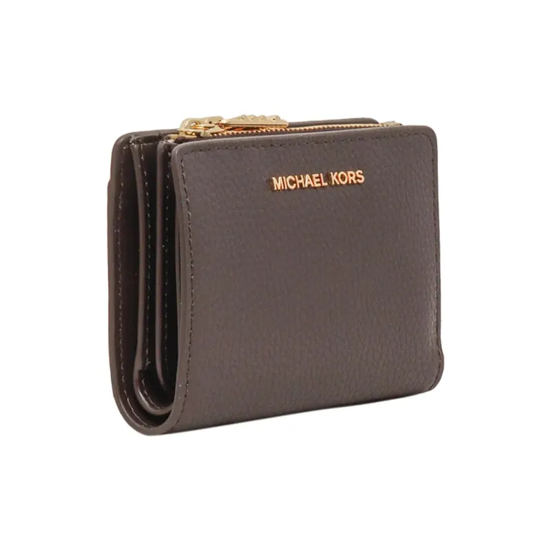 MICHAEL KORS Cow Leather Wallet Women's Brown-1