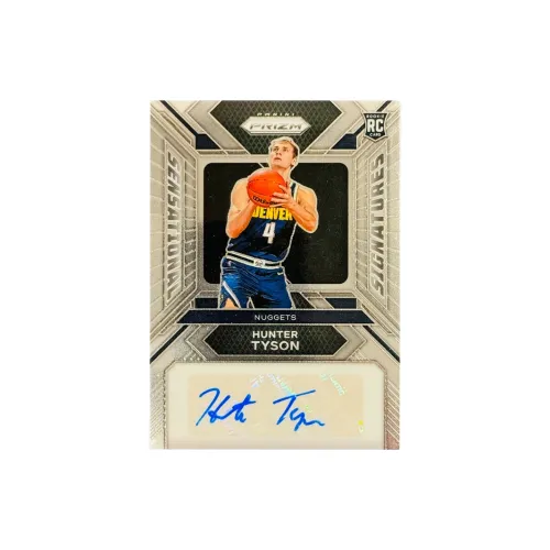 PANINI Tyson Nuggets Rising Stars Player Signature Prizm Collection Average Condition Player Card Sports Cards 1 Pc