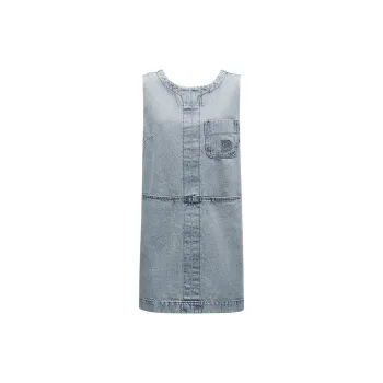ONLY Sleeveless Dresses Women's J33 350 Washed Denim Blue
