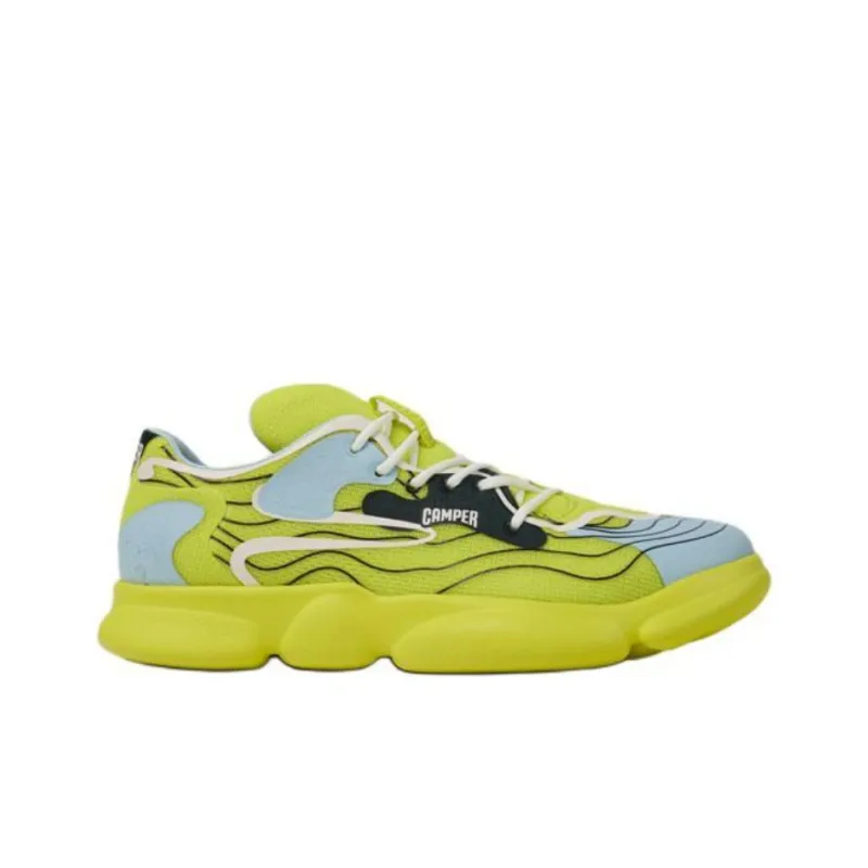 CAMPER Karst Anti Slip Wear Resistant Low Top Casual Shoes Men's Yellow-1