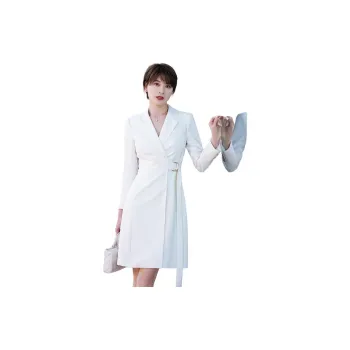 ONE SHALLOW Long Sleeved Dresses Women's Ecru