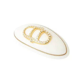 ATHE VANESSABRUNO Acrylic Pearl Hair Clips Unisex White