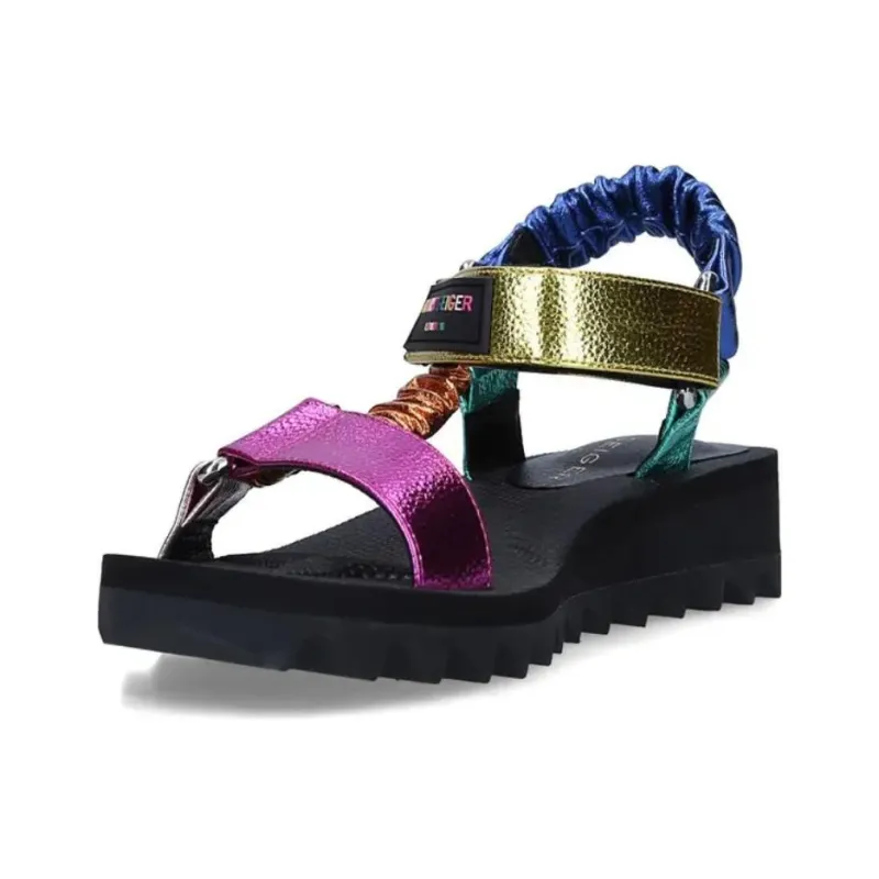 Kurt Geiger London Orion Beach Sandals Women's Black-3