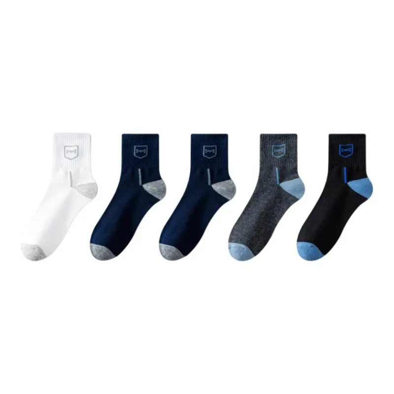 MIIOW Mid Calf Socks Men's 5 Pack-21