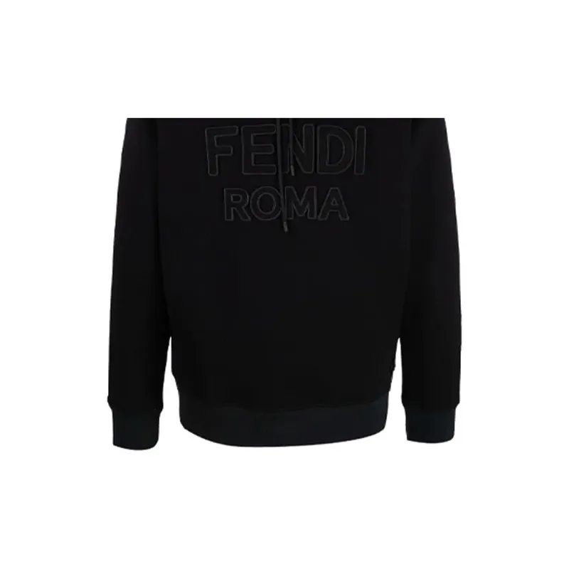FENDI Sweatshirts Men Black-5