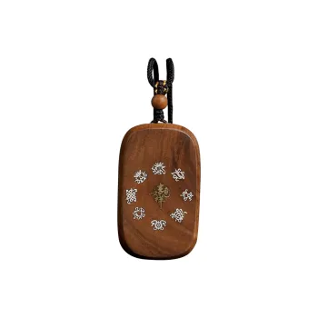 DALONG Old Mountain Sandalwood Wooden Pendant Unisex