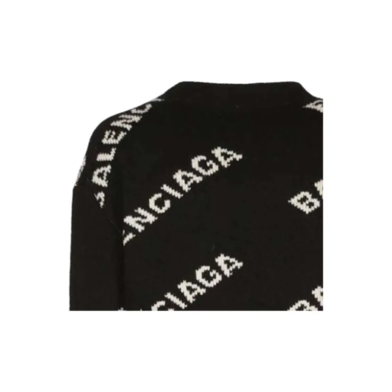 Balenciaga 2000s All over logo Cardigan-2