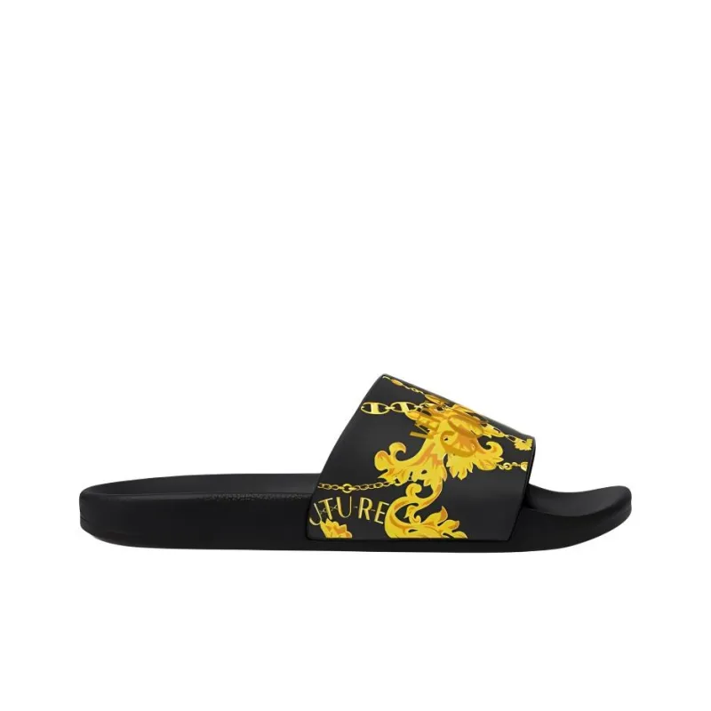 FANSIZHE Slide Slippers Men's Black-1