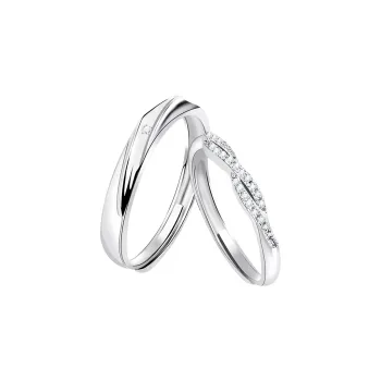 YUJIANDOUDOU S925 Silver Rings Unisex