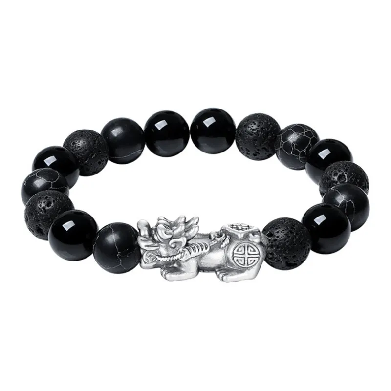 CHINA GOLD Obsidian Bracelets Women's-0