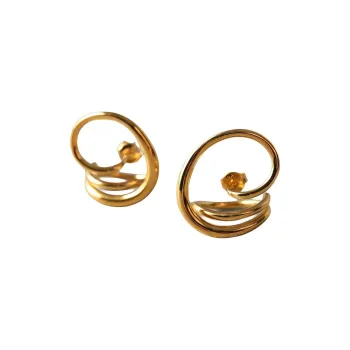 Charlotte Chesnais 18K Gold Plated Earrings Women's Gold