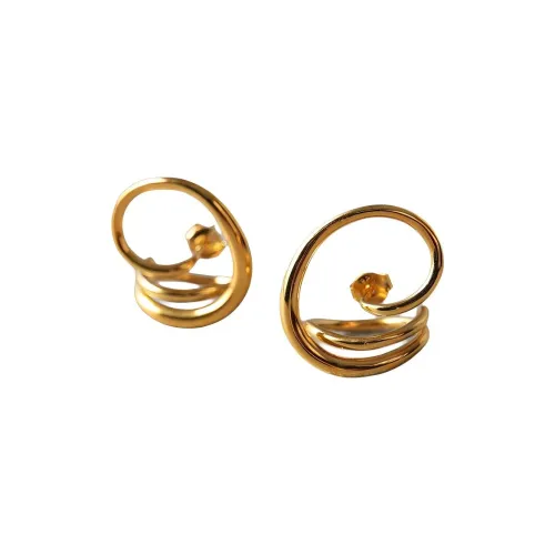 Charlotte Chesnais 18K Gold-Plated Earrings Women's Gold