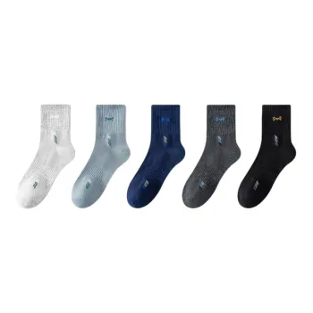 MIIOW Mid Calf Socks Men's Combo Set