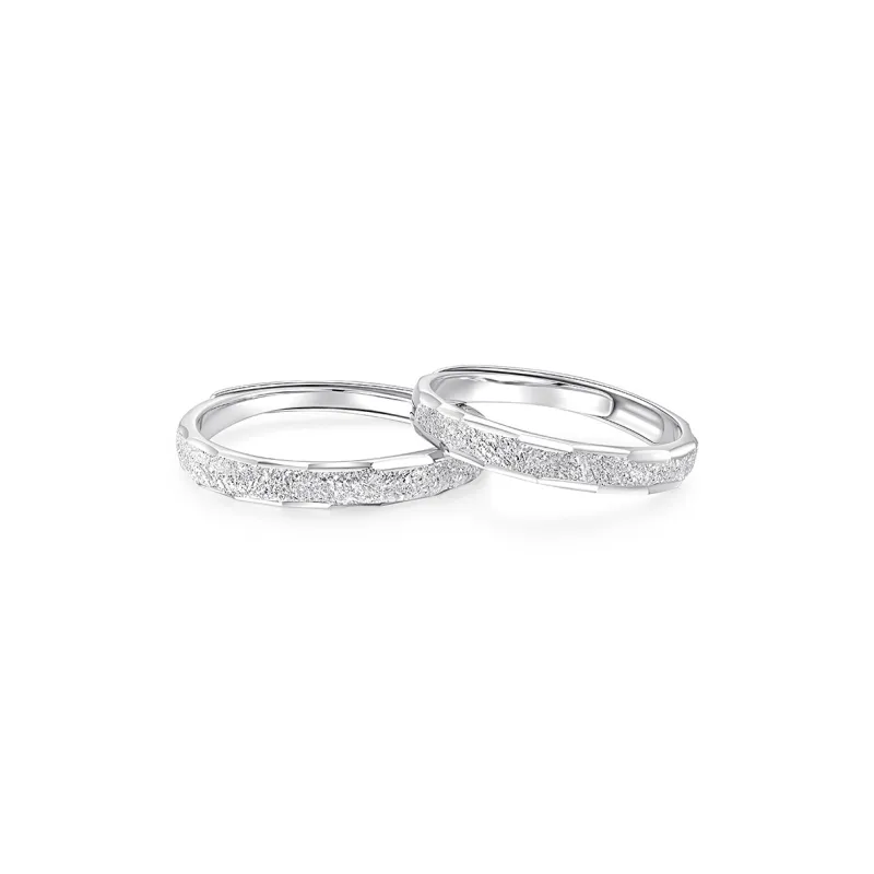 KADER 925 Sterling Silver Rings Unisex Silver Box-1