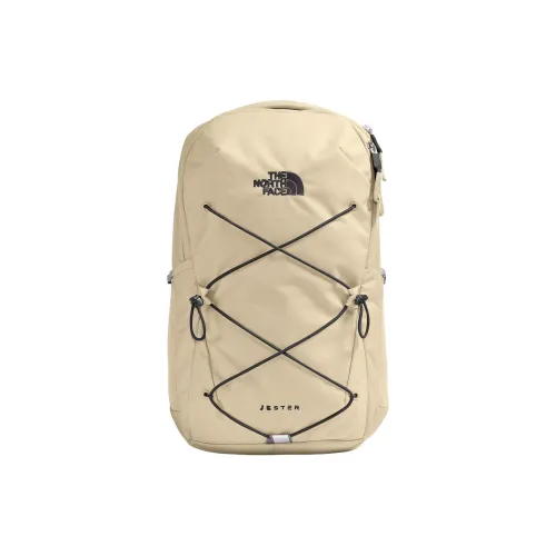 THE NORTH FACE Polyester Backpack Unisex Stone Color & Black