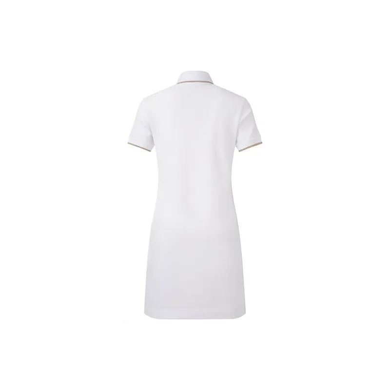 EMPORIO ARMANI SS24 Short Sleeved Dress Women's White-1