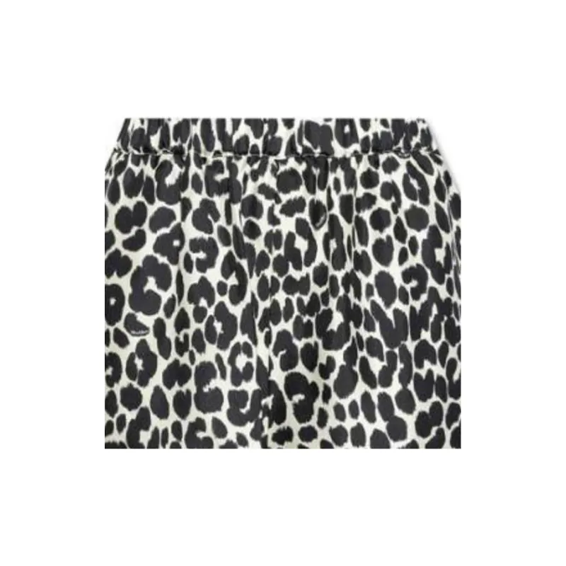 MaxMara Alcool Leopard Print Shorts-2