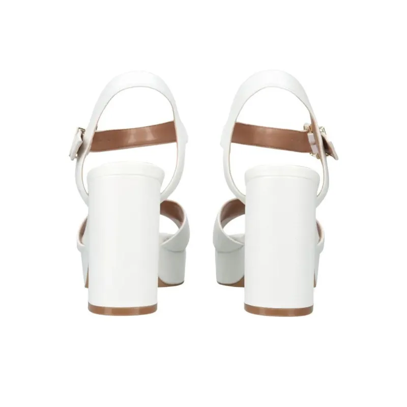 Kurt Geiger London Serafina Strap Sandals 9cm Women's White-4