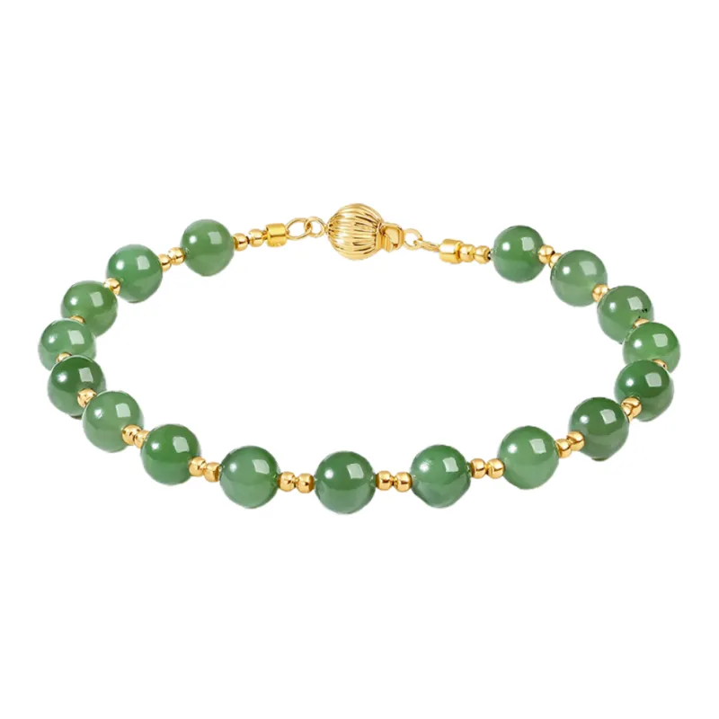 Oriental Jade Hetian Jade Bracelets Jasper Women's-0