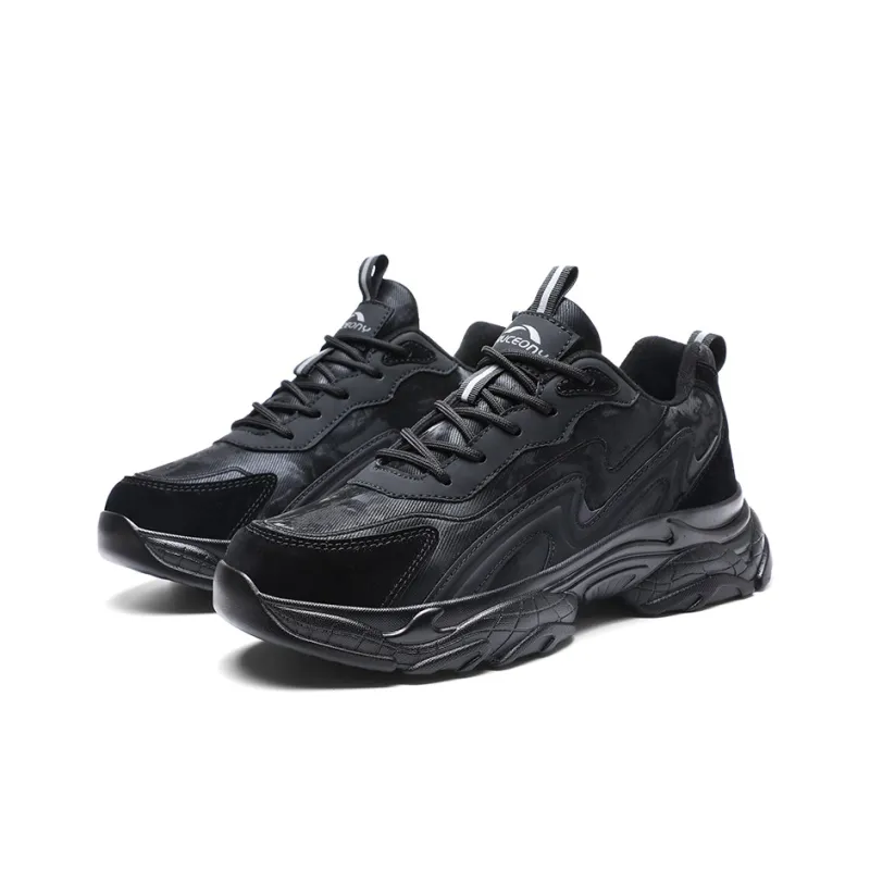 MUSNODO Warm Wear-Resistant Breathable Slip-Resistant Low-Top Chunky Sneakers Men's-21