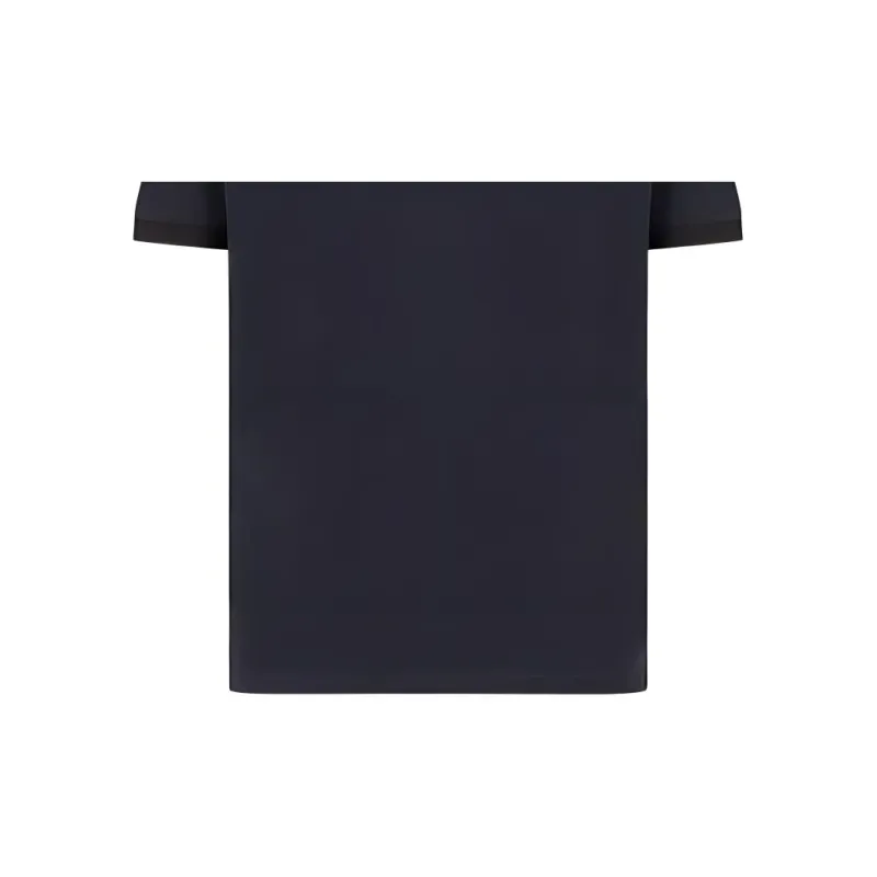 EMPORIO ARMANI Logo Embroidered Short Sleeved Polo Shirt-5
