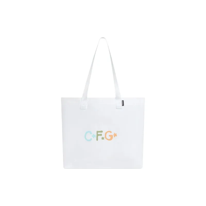 Converse Camp Flog Gnaw Collaboration Polyester Tote Bag Shopping Bag Handbag Shoulder Bag Unisex White-0