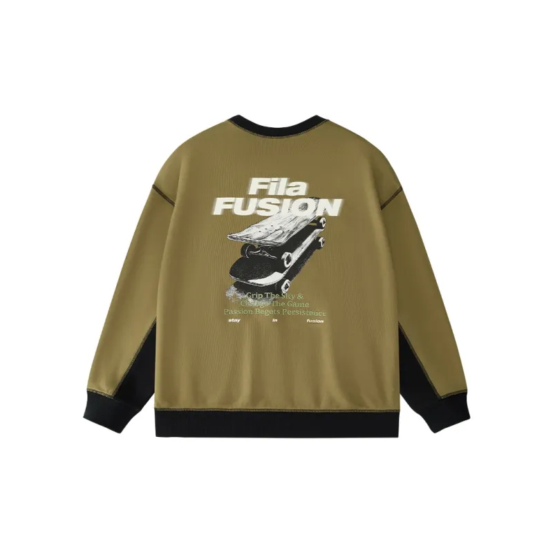 FILA FUSION WORKWEAR Sweatshirt Men's Olive Army Green-1
