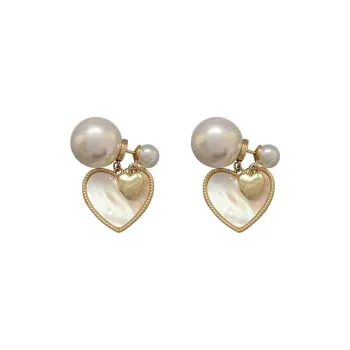 Zhongzang Copper Plated With Real Gold Earrings Women's