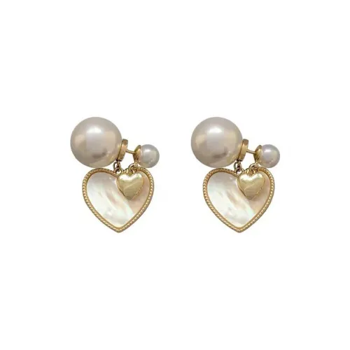 Zhongzang Copper Plated With Real Gold Earrings Women's