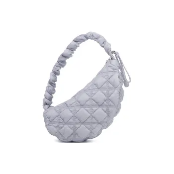 AOC Nylon Portable Crossbody Bag Shoulder Bag Women's Gray Blue