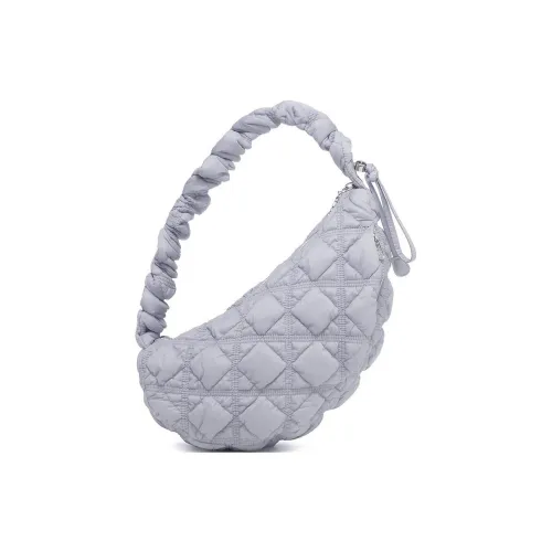 AOC Nylon Portable Crossbody Bag Shoulder Bag Women's Gray Blue