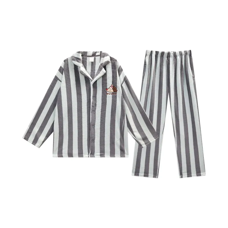 GUKOO Pajama Set Men's Pea Green-0