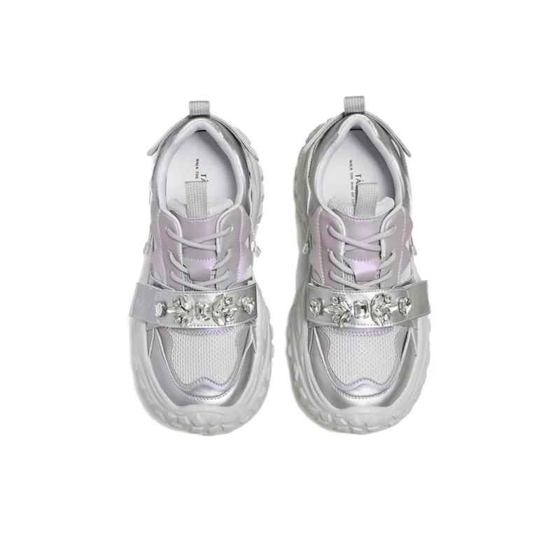 Tata Chunky Sneakers Women's Ecru-11