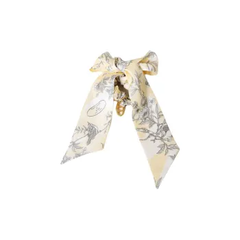ATHE VANESSABRUNO Silk Hair Ties Women's Yellow