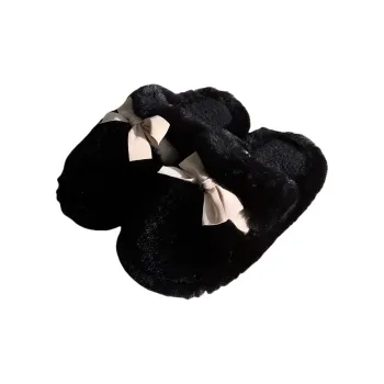 SHIGUDE Home Slippers Women's Black
