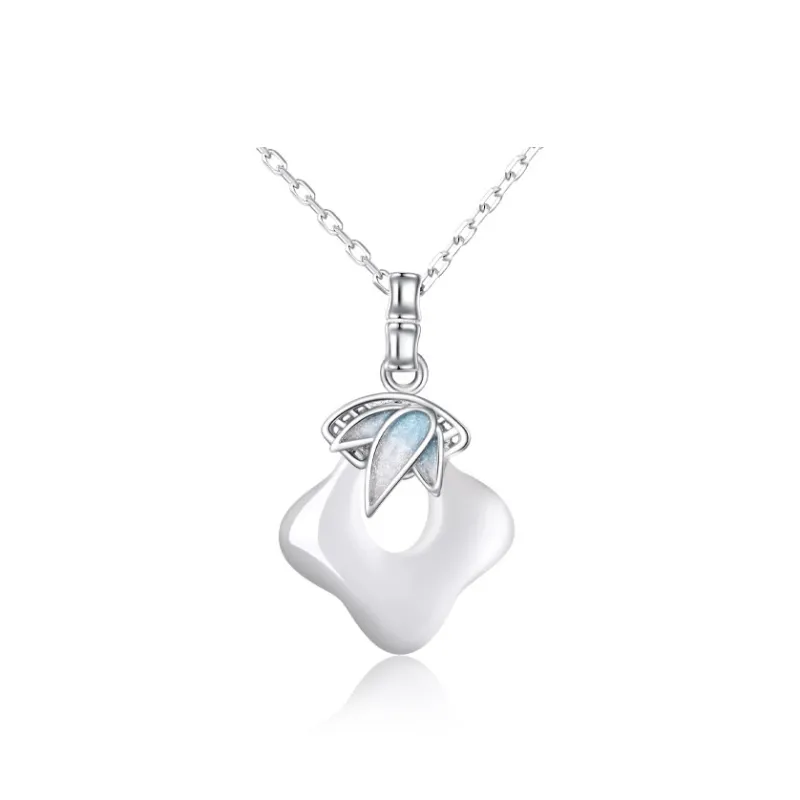 Chongqing Gold Store Chalcedony Necklaces Unisex-0
