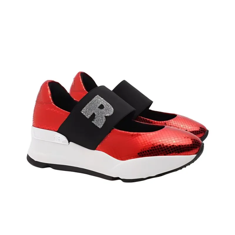 RUCOLINE R-Evolve Low-Top Casual Shoes 6cm Women's Red-2