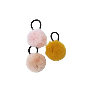 GOODY Faux Rabbit Fur Hair Tie Women's