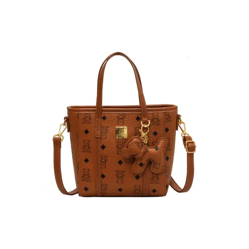 LUVISTRUE PU Shoulder Bag Crossbody Bag Medium Size Women's Brown/Pink/Ecru/Black
