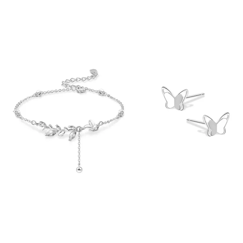 KUMET Sterling Silver Bracelets Women's Anniversary Love Confession Box-0