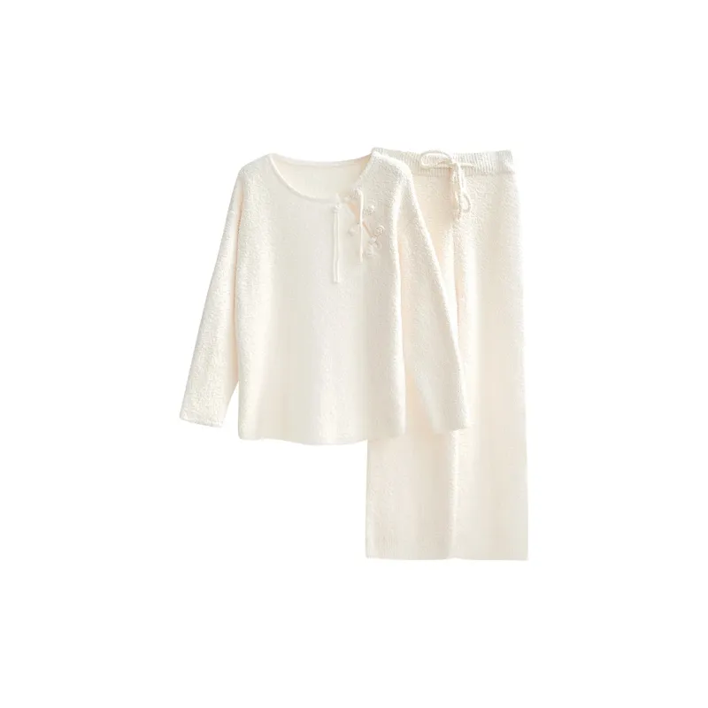 Sleeping Beauty Pajama Set Women's Ecru-0